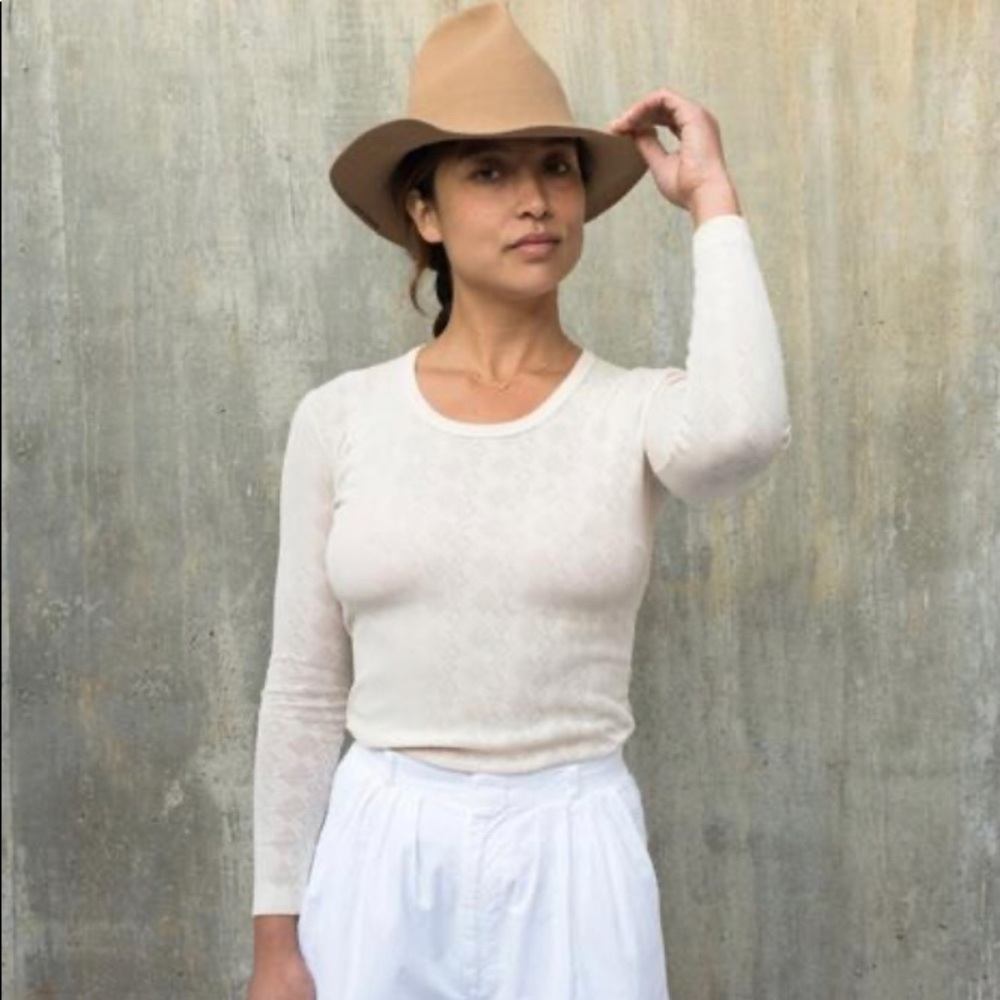Vintage Pointelle Top M/L RARE